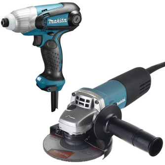 Купить Набор электроинструмента Makita TD0101 + 9555HN фото №1