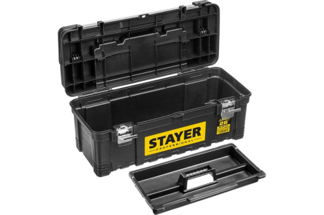 Купить Ящик STAYER PROFESSIONAL пластиковый для инструмента JUMBO-26" 38003-26 фото №4