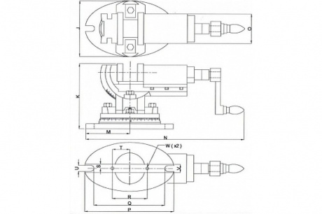 Купить Тиски cтаночные WILTON трехосевые TLT/SP-50 50х50мм фото №5